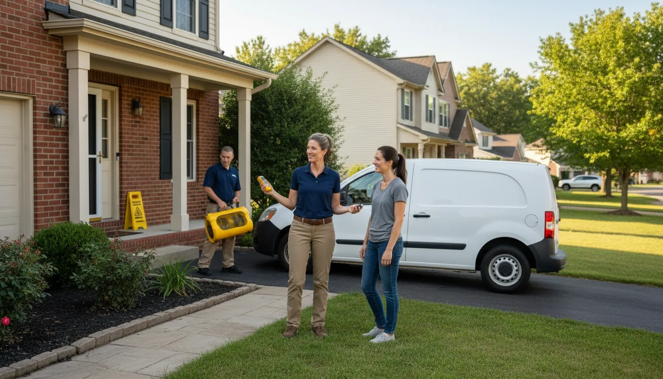 Residential water damage restoration in Yerington, NV